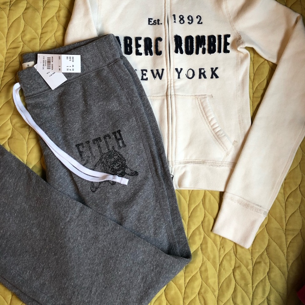 Abercrombie&fitch Gray Pants/ New With Tag